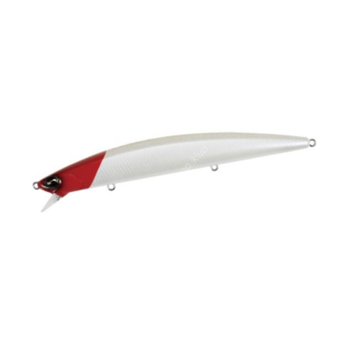 Señuelo DUO tide minnow sprat  140SF  Color Pearl Red Head ACC0001